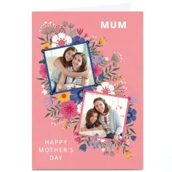 Photo Dalia Clark Mother's Day Card - Floral Frames
