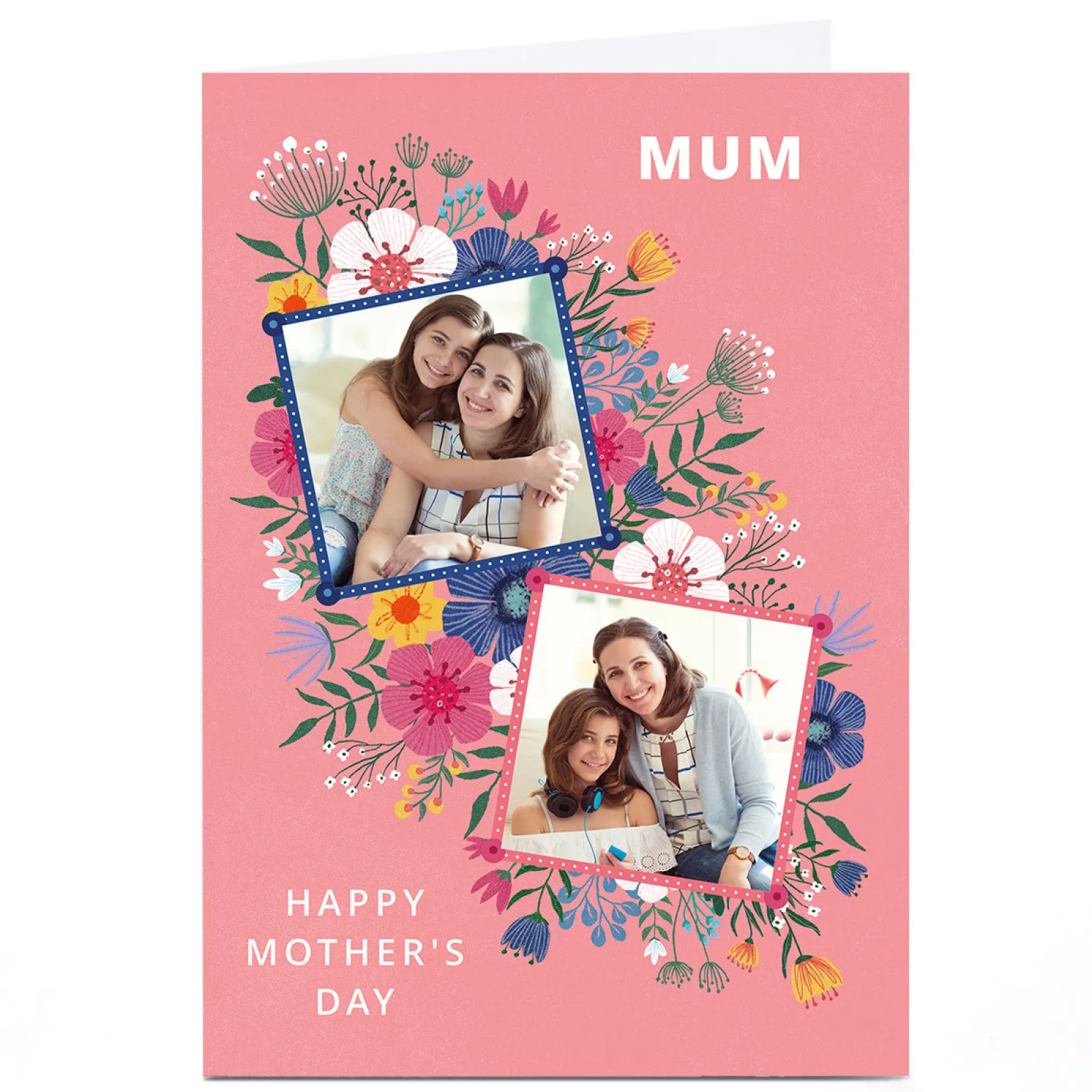Photo Dalia Clark Mother's Day Card - Floral Frames