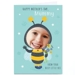 Photo Dalia Clark Mother's Day Card - Busy Little Bee, Mummy Green