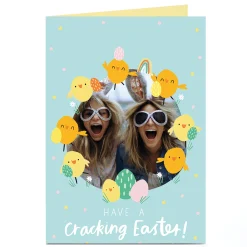 Photo Easter Card - Have a Cracking Easter Chicks