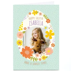 Photo Easter Card - Lovely Time