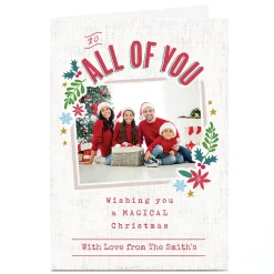 Photo Ebony Newton Christmas Card - Magical Christmas, All of You