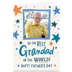 Photo Ebony Newton Father's Day Card - Best Grandad in the World