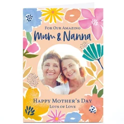 Photo Ebony Newton Mother's Day Card - Amazing Mum & Nanna
