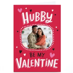 Photo Ebony Newton Valentine's Day Card - Hubby Be My Valentine