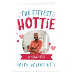 Photo Ebony Newton Valentine's Day Card - The Fittest Hottie