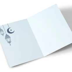 Photo Eid Card - Lanterns and Moon
