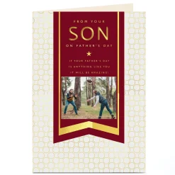 Photo Father's Day Card - Amazing Like You, From Your Son