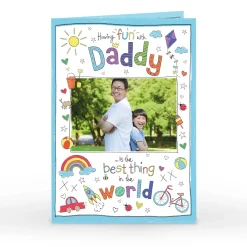 Photo Father's Day Card - Fun With Daddy