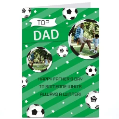 Photo Father's Day Card - Football Dad