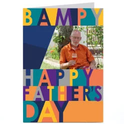Photo Father's Day Card - Happy Father's Day, Bampy