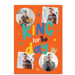Photo Father's Day Card - King For The Day