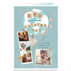 Photo Father's Day Card - Picture Collage