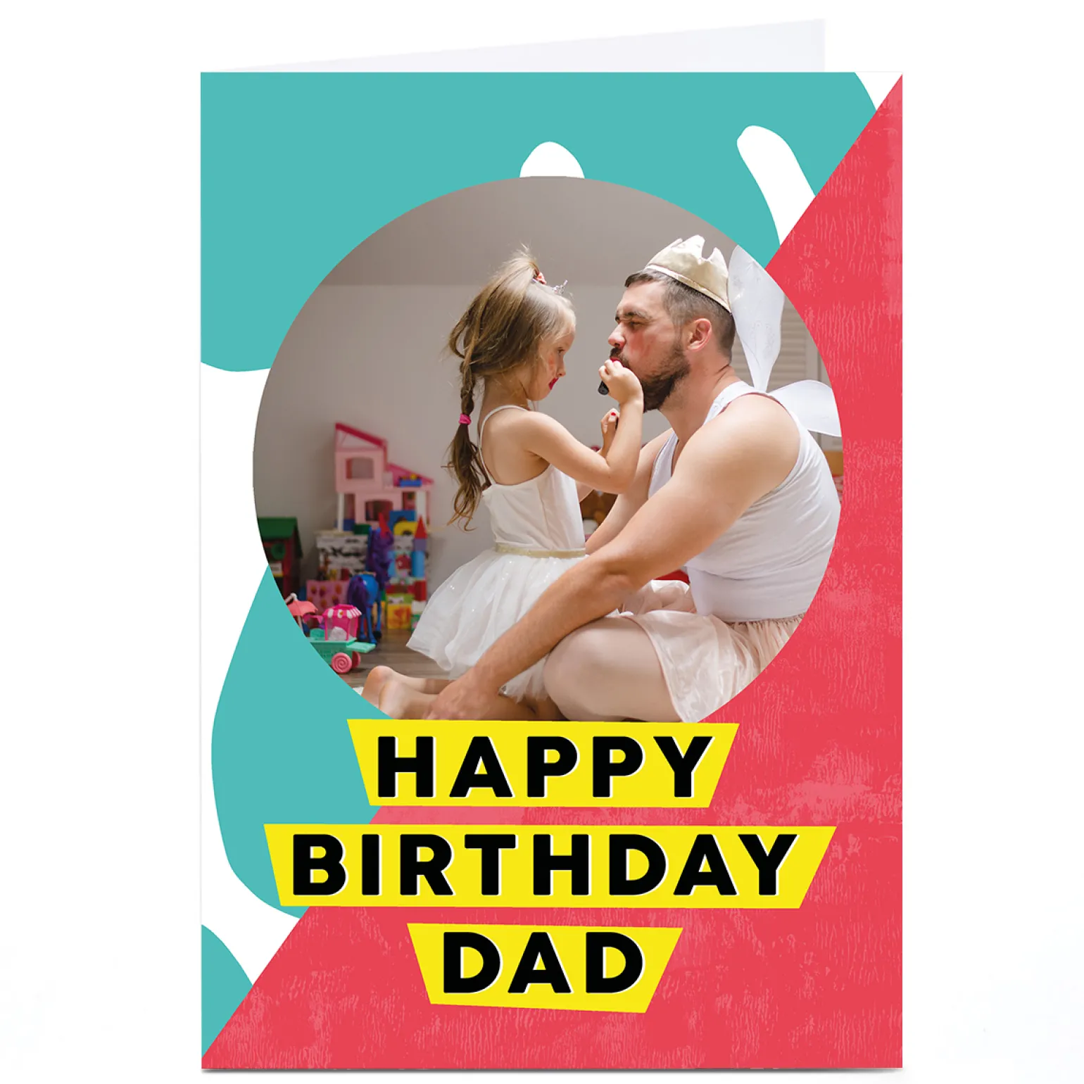 Photo Foxy Lemon Birthday Card - Dad