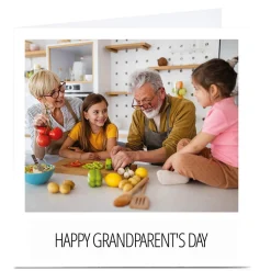 Photo Grandparent's Day Card - Any Message