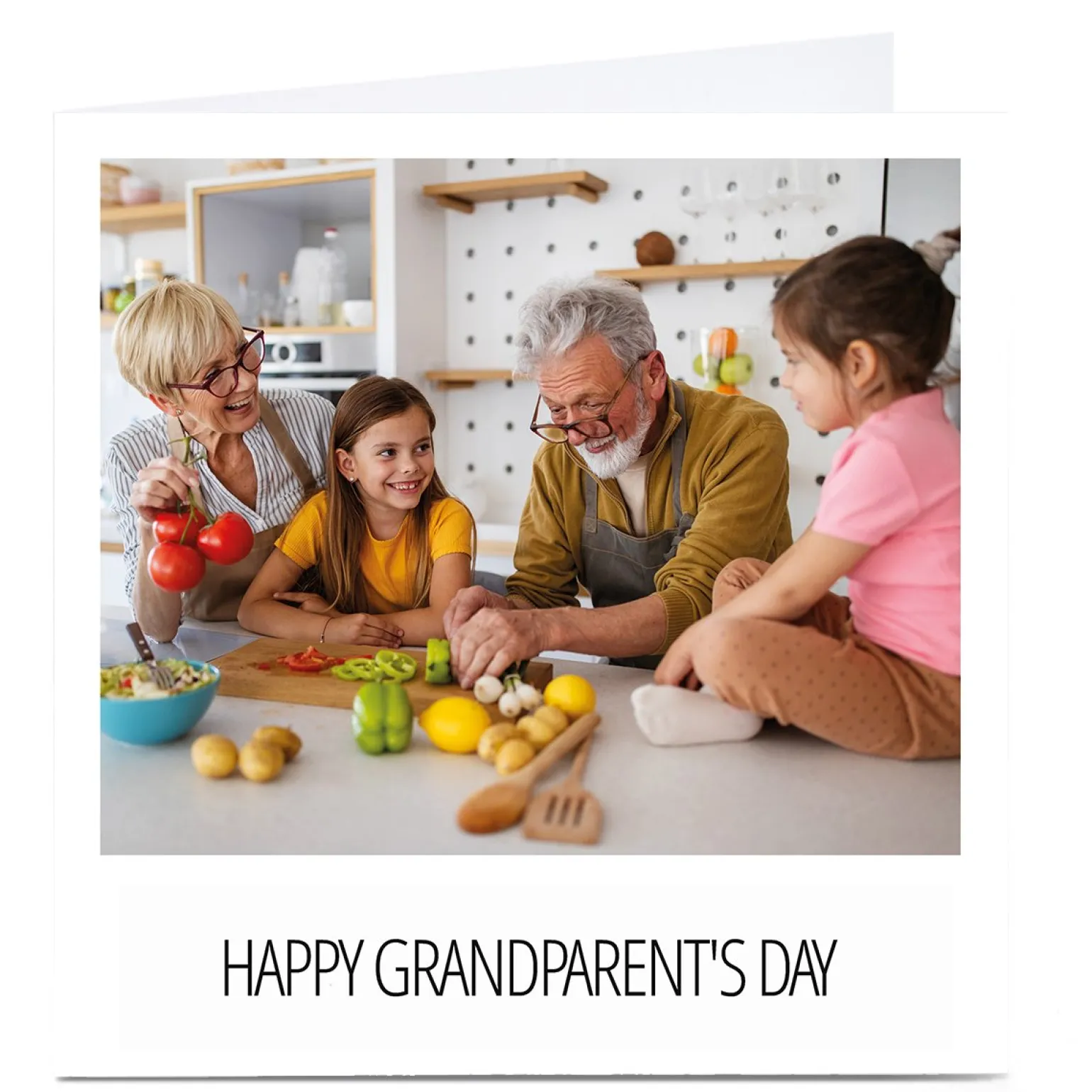 Photo Grandparent's Day Card - Any Message