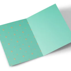 Photo Grandparents Day Photo Card - Blue & Orange Stars