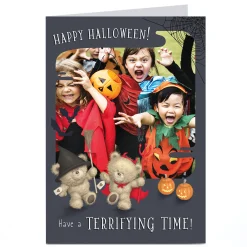 Photo Halloween Card - Terrifying Time!