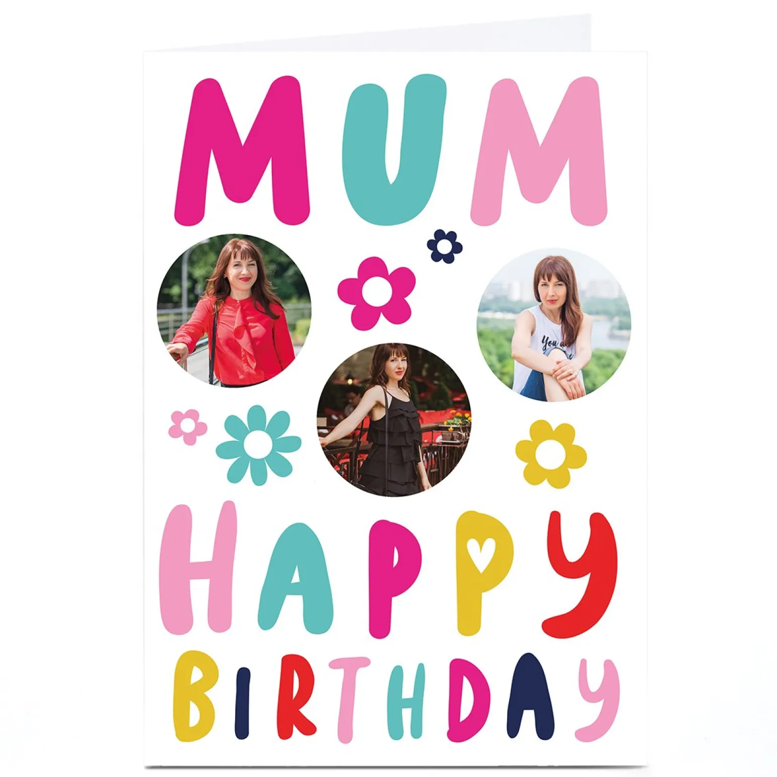 Photo Hello Munki Birthday Card - Mum