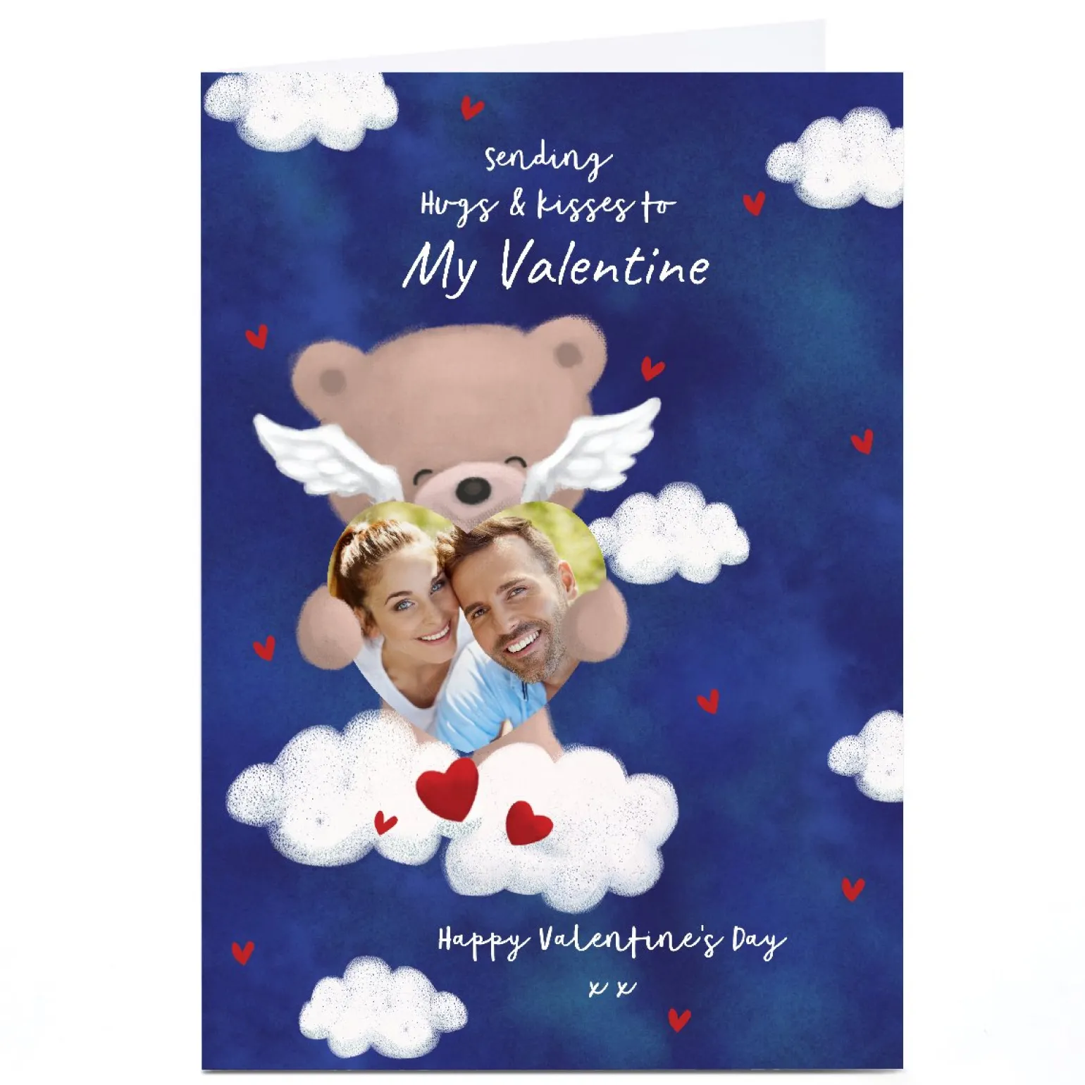 Photo Hugs Valentine's Day Card- Bear in The Clouds, My Valentine