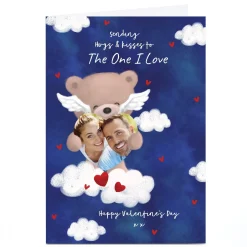 Photo Hugs Valentine's Day Card- Bear in The Clouds, One I Love