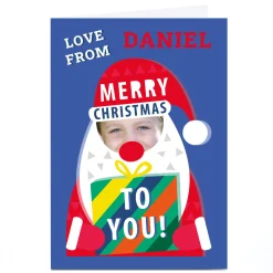 Photo Kerry Spurling Christmas Card - Santa Face, Any Name