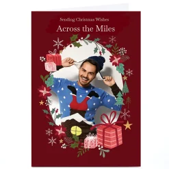 Photo Kerry Spurling Christmas Card - Gifts and Holly, Across The Miles