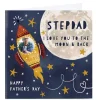 Photo Kerry Spurling Father's Day Card - Stepdad Moon & Back