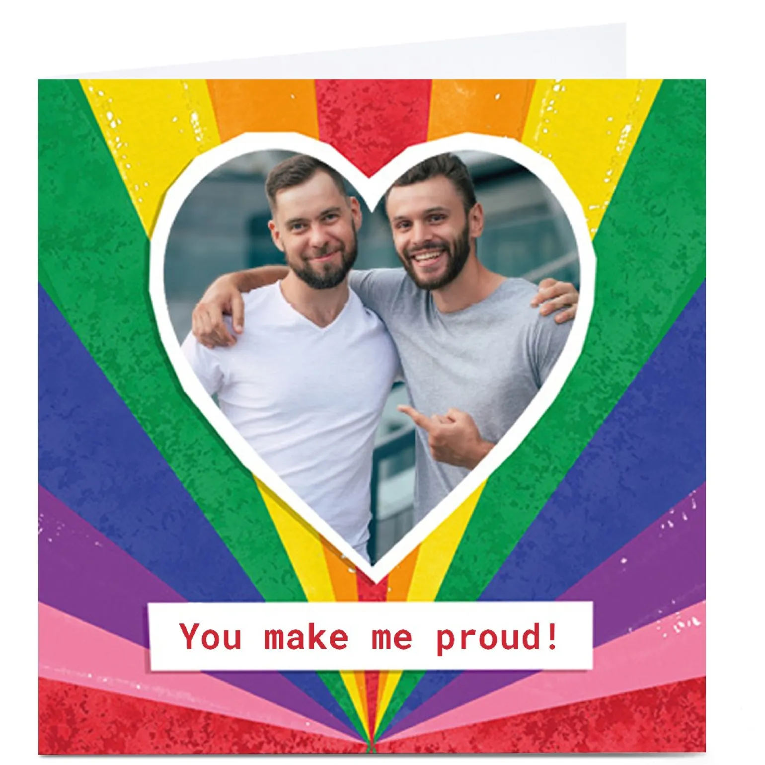 Photo Kerry Spurling Pride Card - You Make Me Proud