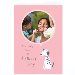 Photo Klara Hawkins Mother's Day Card - Dog & Balloon