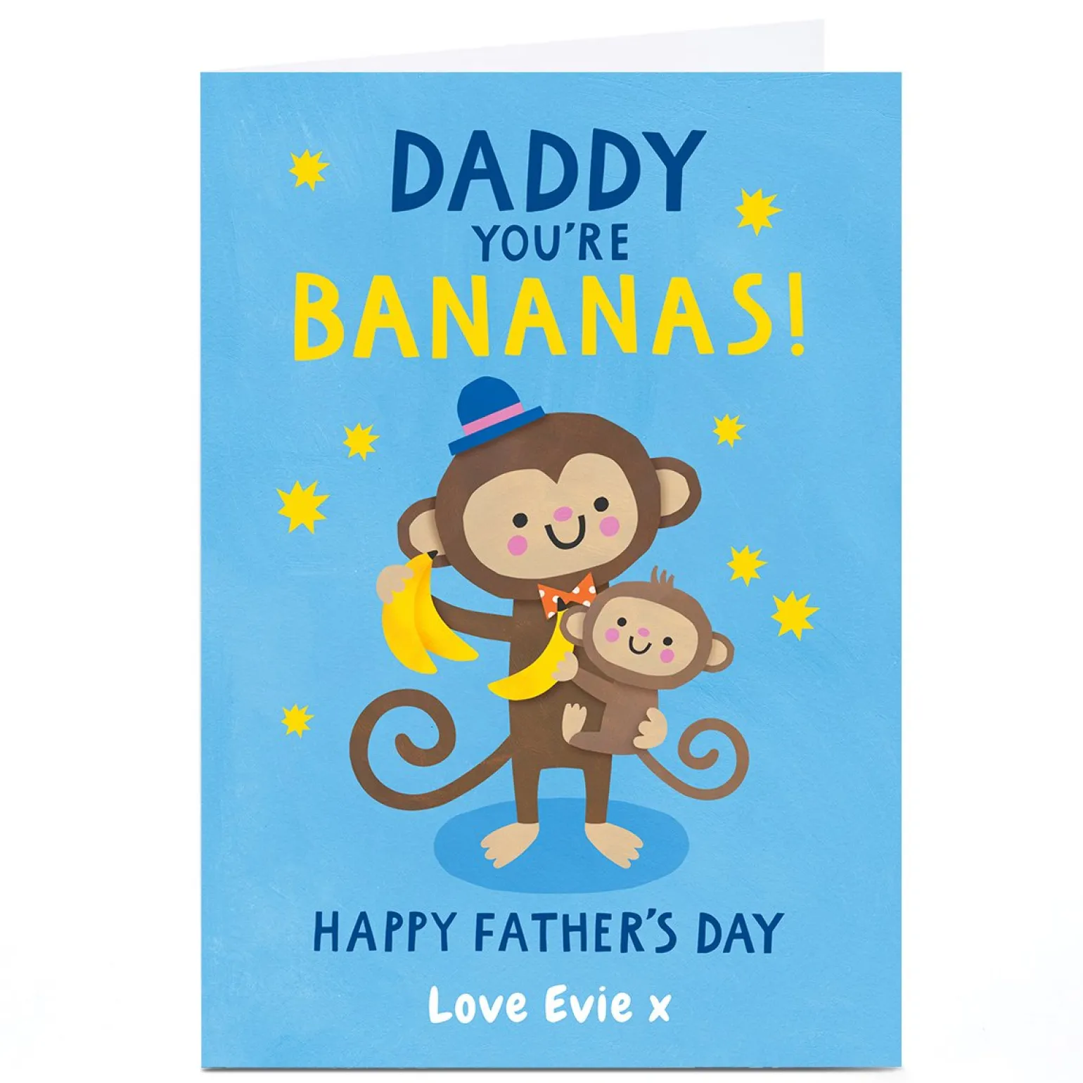 Photo Lemon & Sugar Father's Day Card - You're Bananas, Daddy