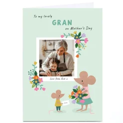 Photo Lemon & Sugar Mother's Day Card - Gran Mouse