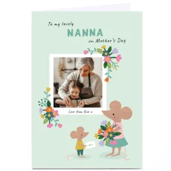Photo Lemon & Sugar Mother's Day Card - Nanna Mouse