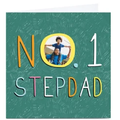 Photo Little Ginger Father's Day Card - No.1 Stepdad
