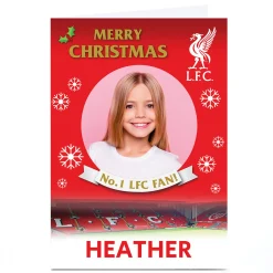 Photo Liverpool FC Christmas Card