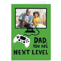 Photo Lucy Maggie Father's Day Card - Dad, You are Next Level