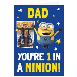 Photo Minions Father's Day Card - You're 1 in a Minion