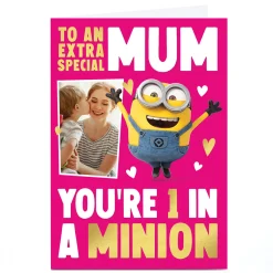 Photo Minions Mother's Day Card - Extra Special 1 in a Minion Mum