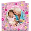 Photo Mother's Day Card - Nanny, Floral Downpour