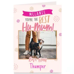 Photo Mother's Day Card - The Best Hu-Mum!