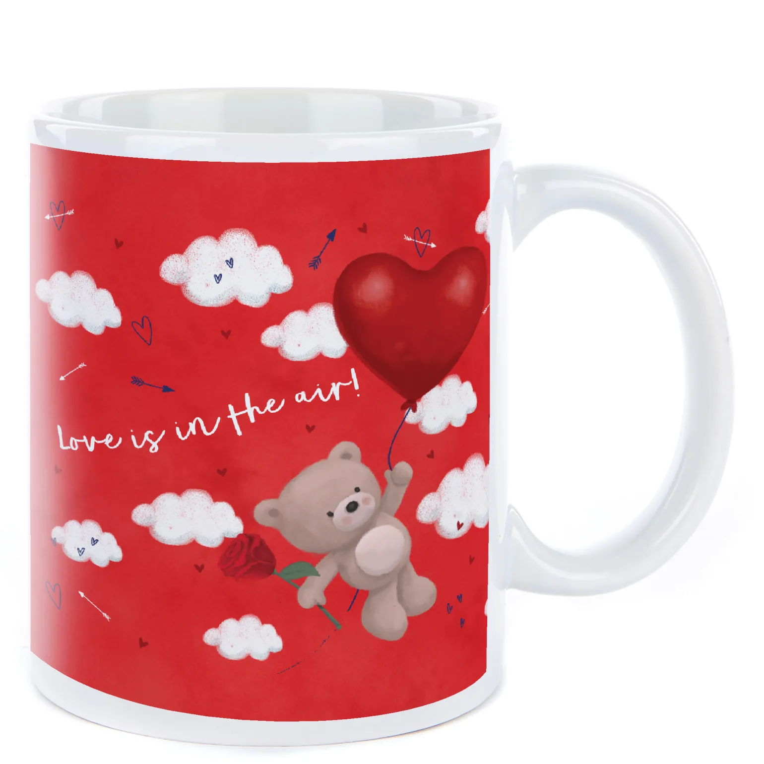 Photo Mug - Hugs Love Is In The Air