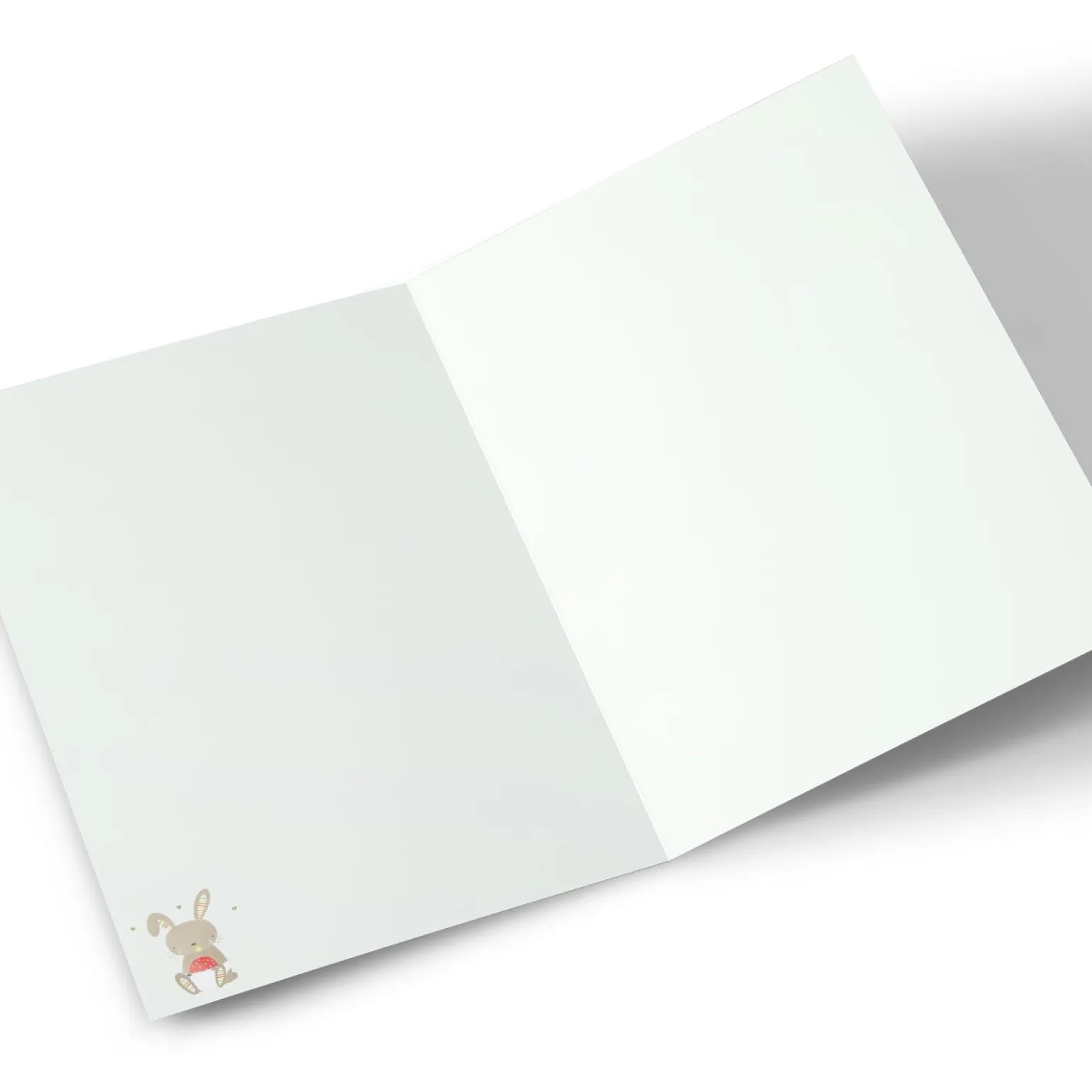 Photo New Baby Card - Thank You Bunny