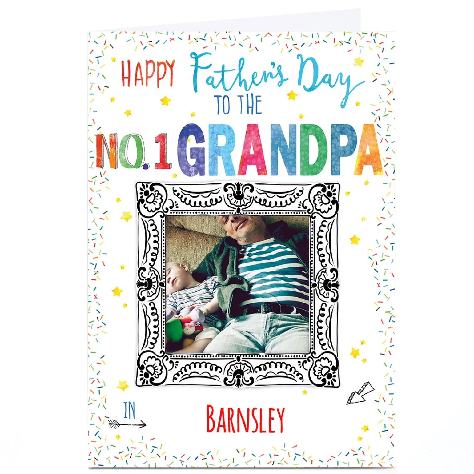 Photo Nik Golesworthy Father's Day Card - No 1 Grandpa