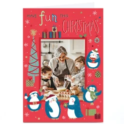 Photo Nikki Golesworthy Christmas Card - Penguins