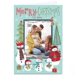 Photo Nikki Golesworthy Christmas Card - Snowmen