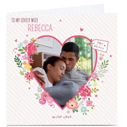 Photo Nikki Upsher Valentine's Day Card - Heart Frame