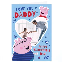 Photo Peppa Pig Valentine's Day Card - I Love You Daddy