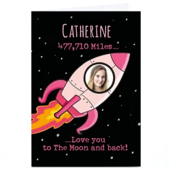 Photo PG Quips Valentine's Day Card - The Moon And Back