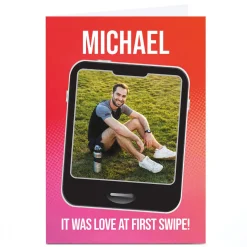 Photo PG Quips Valentine's Day Card - Love At First Swipe