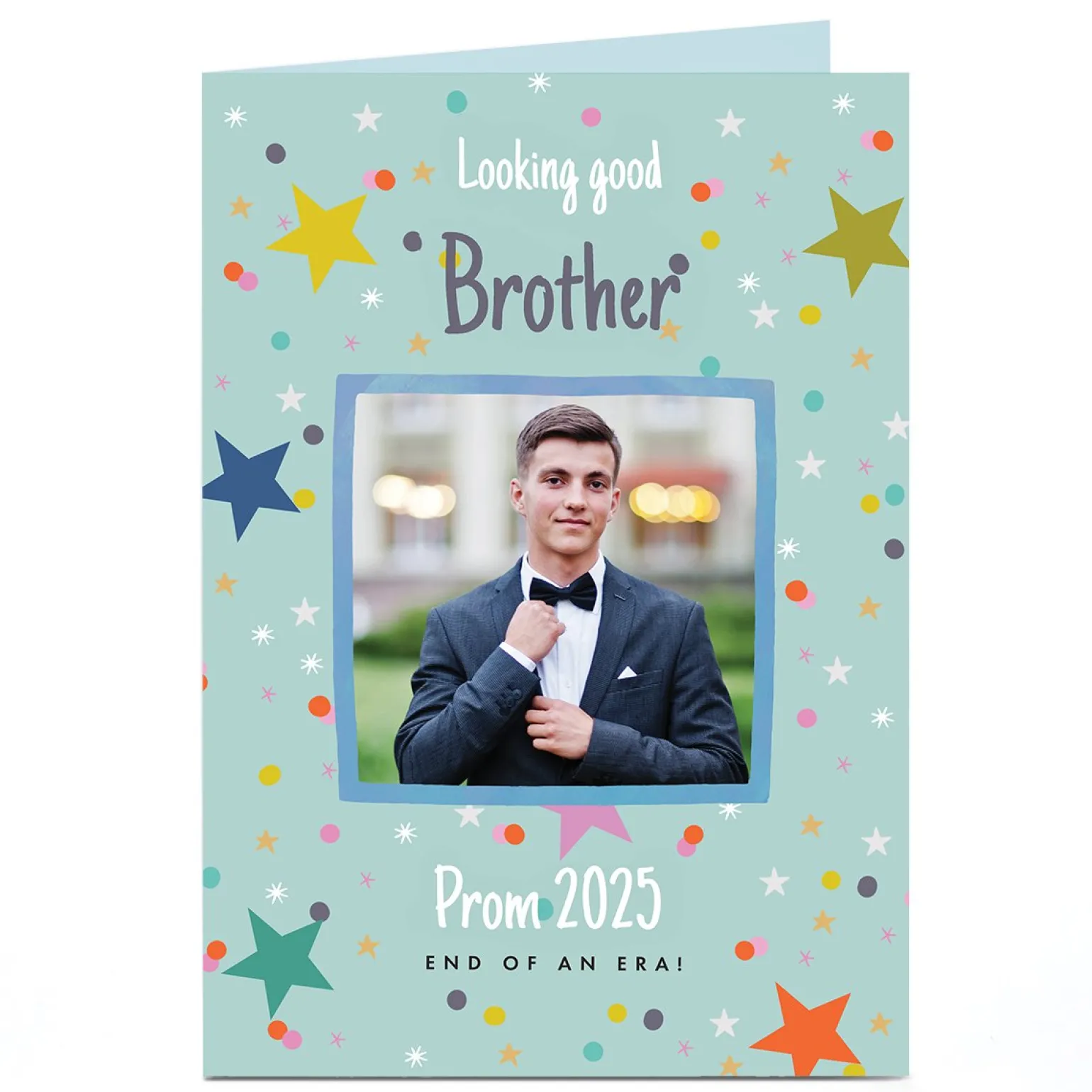 Photo Prom Card - End of an Era Stars, Brother